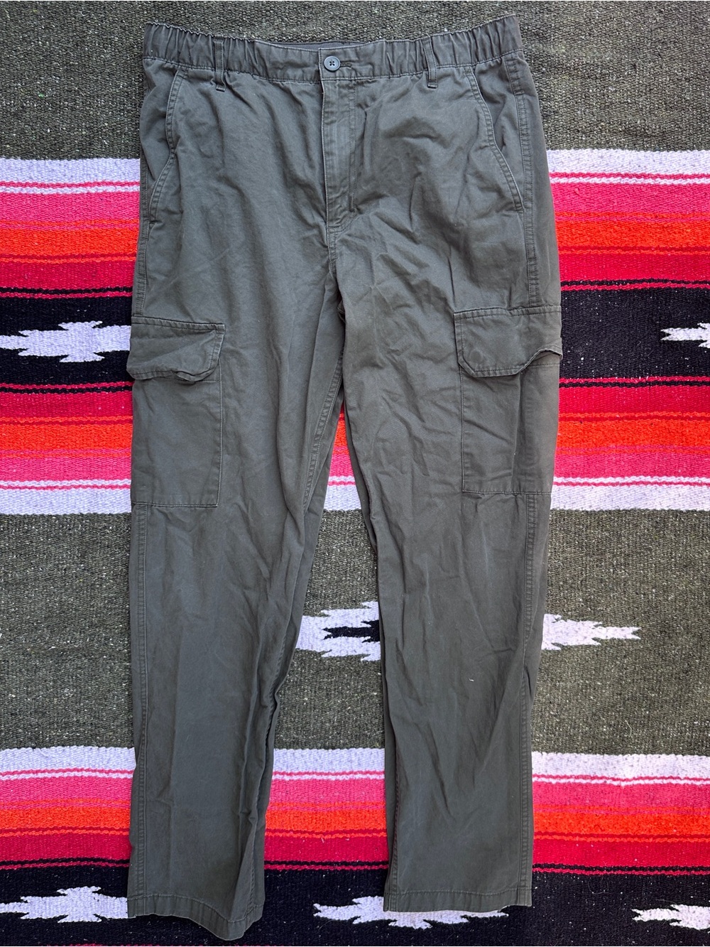 Free Assembly Women's Olive Utility Style Cargo Pants